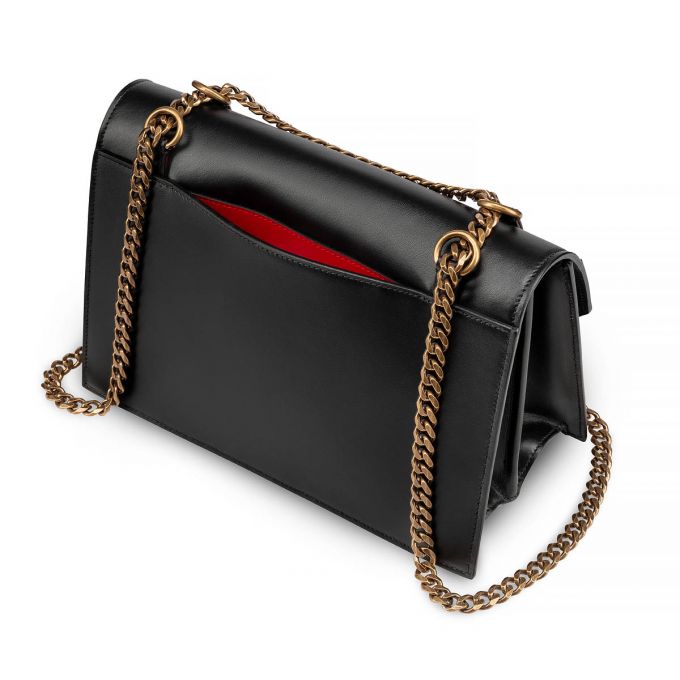 Christian Louboutin Elisa Large Classic Leather Cross Body Bags Atlet Çanta Kadın Siyah | Türkiye BA9-80788H6