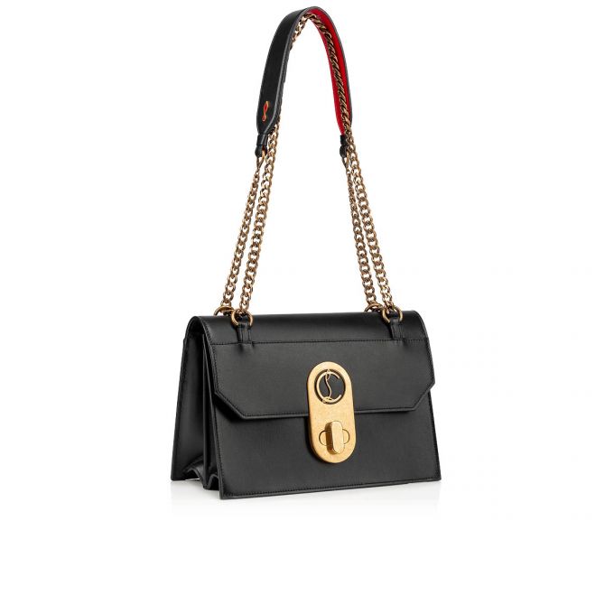 Christian Louboutin Elisa Large Classic Leather Cross Body Bags Atlet Çanta Kadın Siyah | Türkiye BA9-80788H6