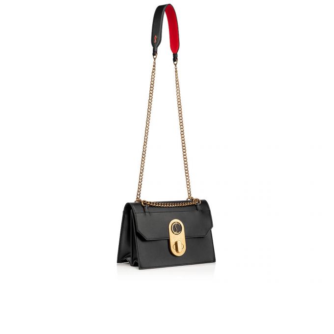 Christian Louboutin Elisa Large Classic Leather Cross Body Bags Atlet Çanta Kadın Siyah | Türkiye BA9-80788H6