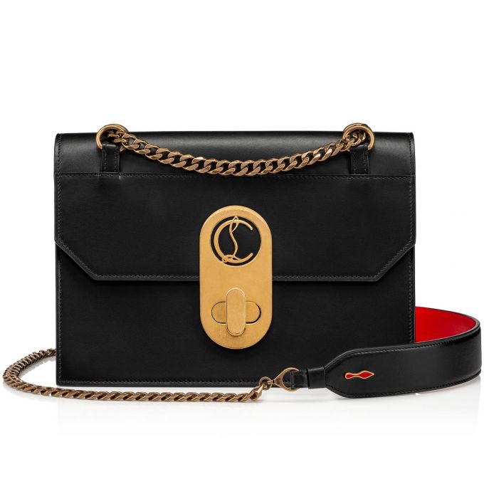 Christian Louboutin Elisa Large Classic Leather Cross Body Bags Atlet Çanta Kadın Siyah | Türkiye BA9-80788H6