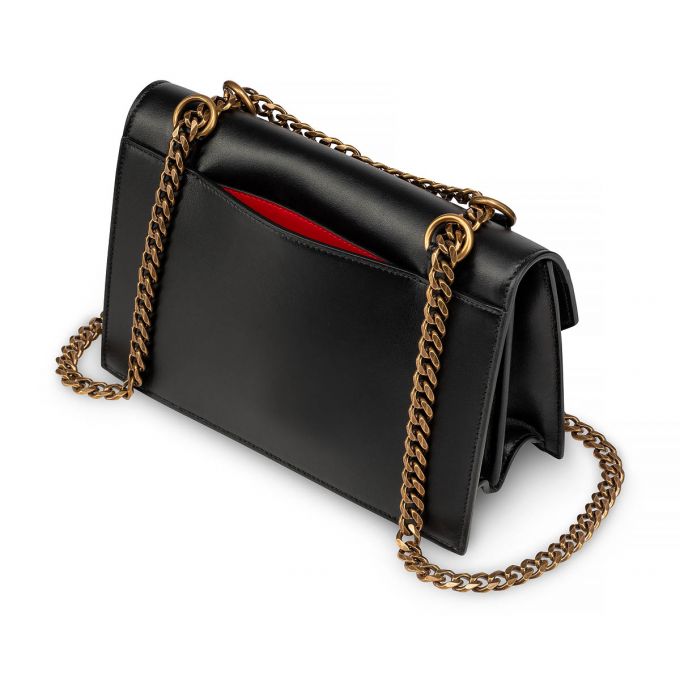 Christian Louboutin Elisa Leather Cross Body Bags Atlet Çanta Kadın Siyah | Türkiye JF7-16051Q6