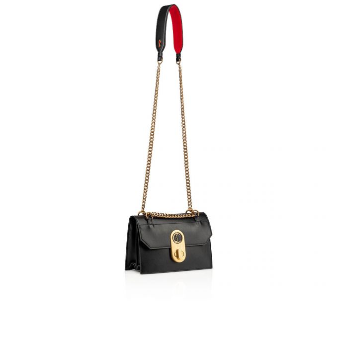 Christian Louboutin Elisa Leather Cross Body Bags Atlet Çanta Kadın Siyah | Türkiye JF7-16051Q6