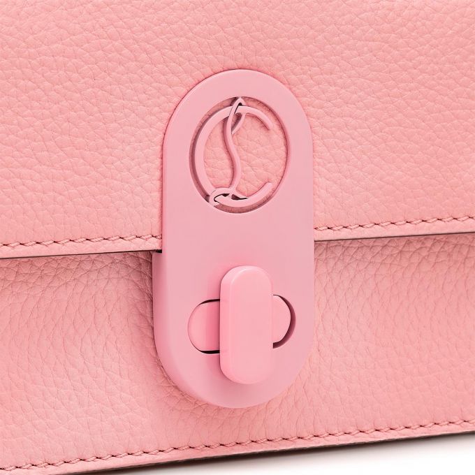 Christian Louboutin Elisa Top Handle Mini Classic Leather Cross Body Bags Atlet Çanta Kadın Pembe Renkli | Türkiye LC9-82698N5