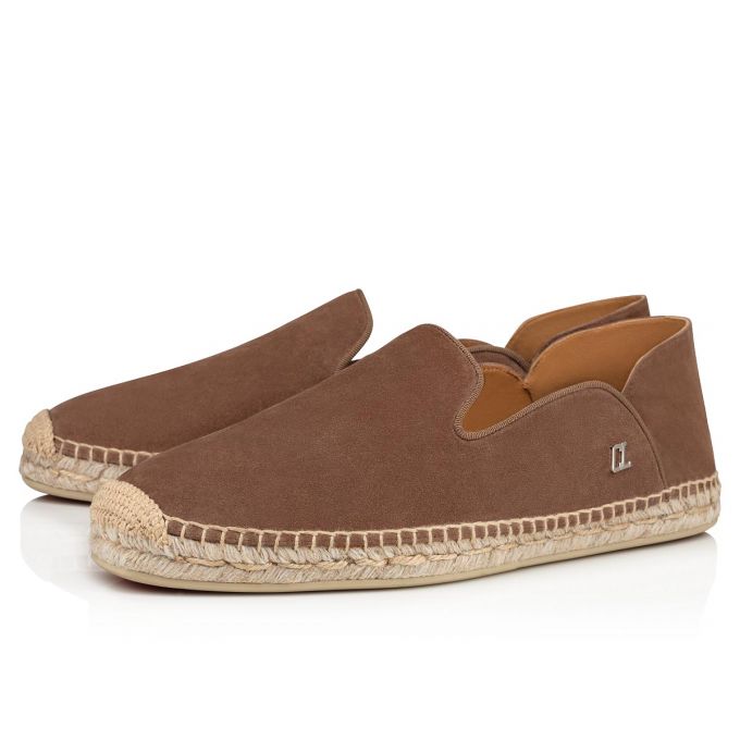 Christian Louboutin Espadon Calf Espadriller Espadriller & Sandaletler Erkek Kahverengi | Türkiye IU6-79907O2