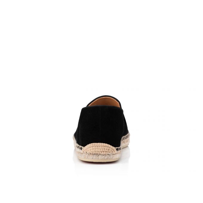 Christian Louboutin Esparadra Calf Espadriller Espadriller & Sandaletler Erkek Siyah | Türkiye ZL0-50345R2