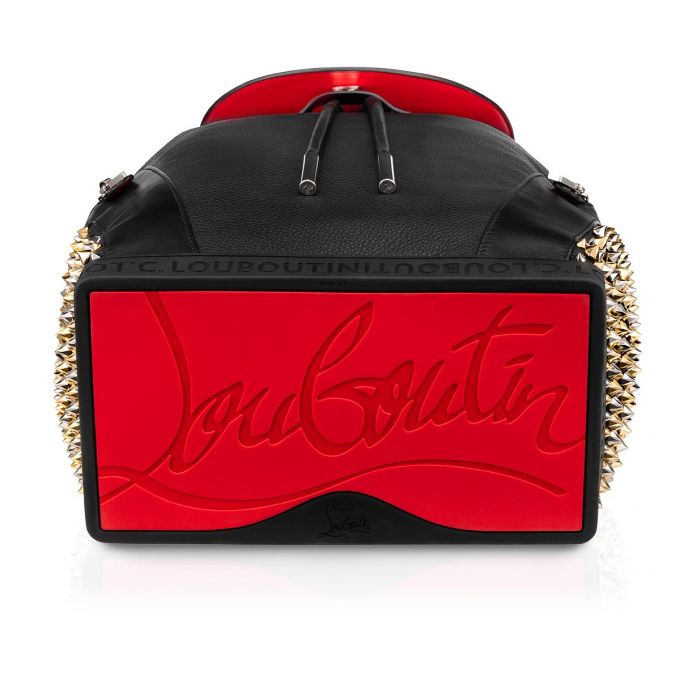 Christian Louboutin Explorafunk S Classic Leather Backpack Sırt Çantası Erkek Siyah Renkli | Türkiye KL8-27302S2