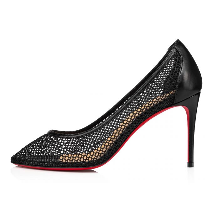 Christian Louboutin Filomena 85 Lace Pumps Stiletto Kadın Siyah | Türkiye ZJ7-99419G2