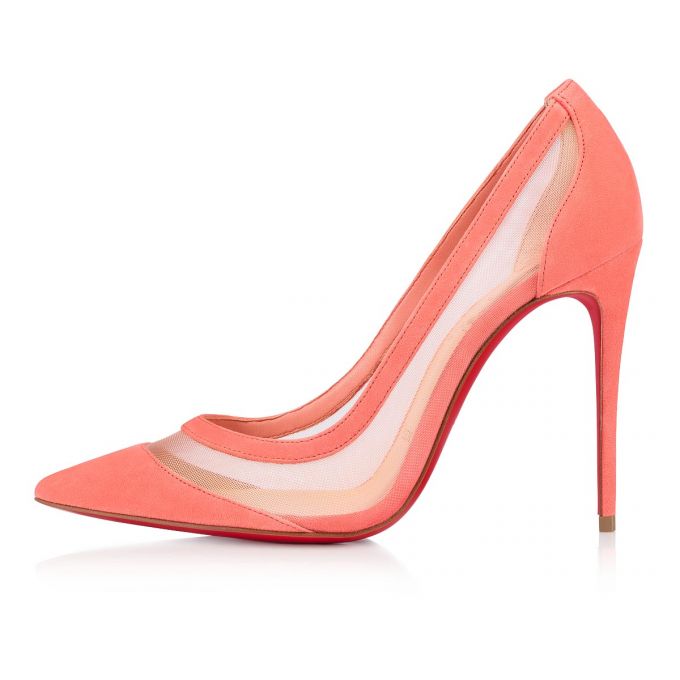 Christian Louboutin Galativi 100 Fabric Pumps Stiletto Kadın Pembe | Türkiye AZ1-59645N0