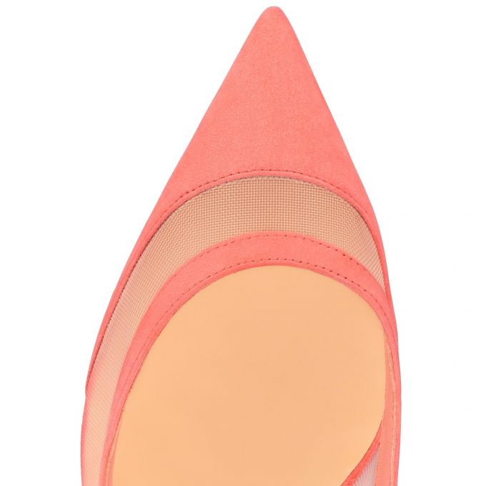 Christian Louboutin Galativi 100 Fabric Pumps Stiletto Kadın Pembe | Türkiye AZ1-59645N0