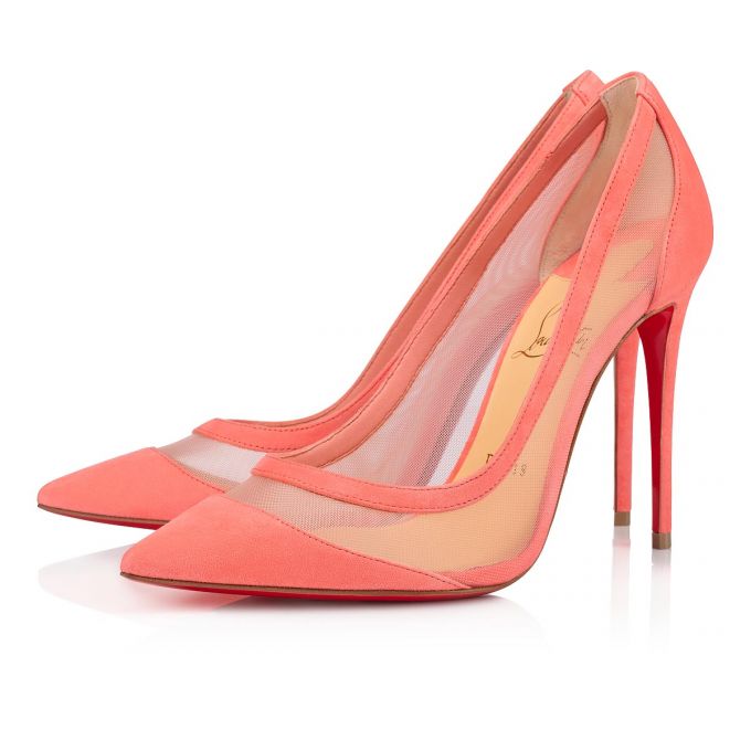 Christian Louboutin Galativi 100 Fabric Pumps Stiletto Kadın Pembe | Türkiye AZ1-59645N0