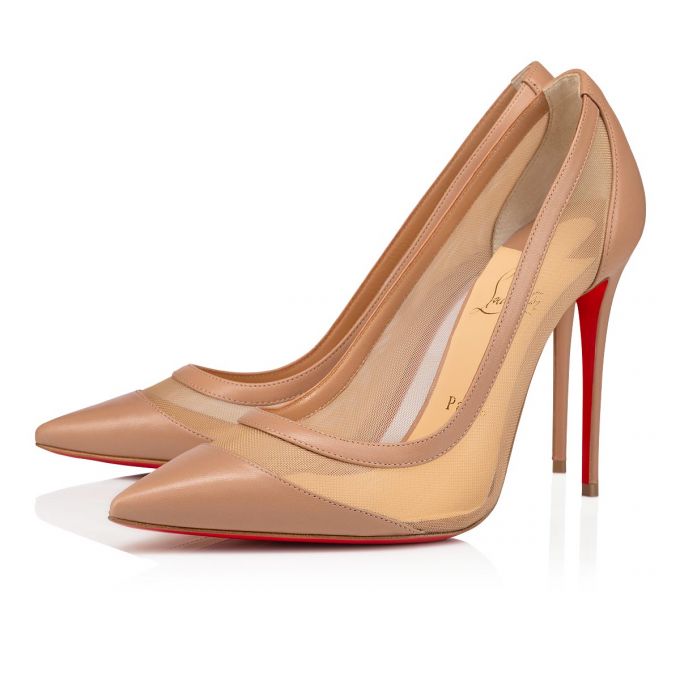 Christian Louboutin Galativi 100 Version Nappa Pumps Stiletto Kadın Bej Rengi | Türkiye ZH6-02710E4