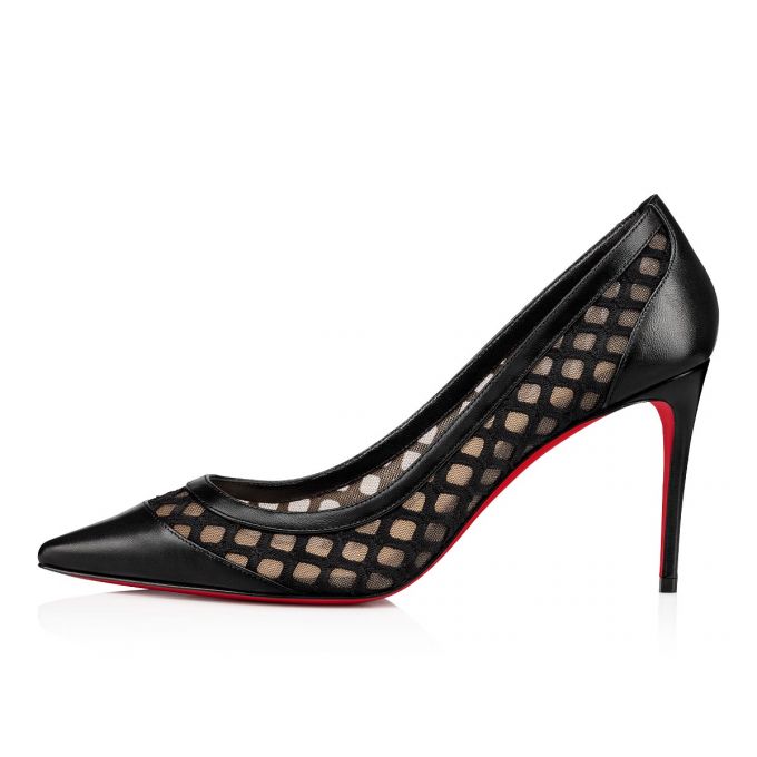 Christian Louboutin Galativi 85 Version Lace Pumps Stiletto Kadın Siyah | Türkiye TL9-47264W0