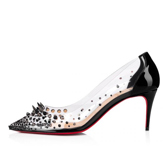 Christian Louboutin Grotika 70 Pvc Pumps Stiletto Kadın Siyah | Türkiye AT6-30873U5