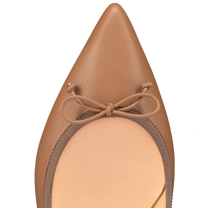 Christian Louboutin Hall 000 Version Fennec Nappa Flats Düz Ayakkabı Kadın Haki | Türkiye TR7-13481F8