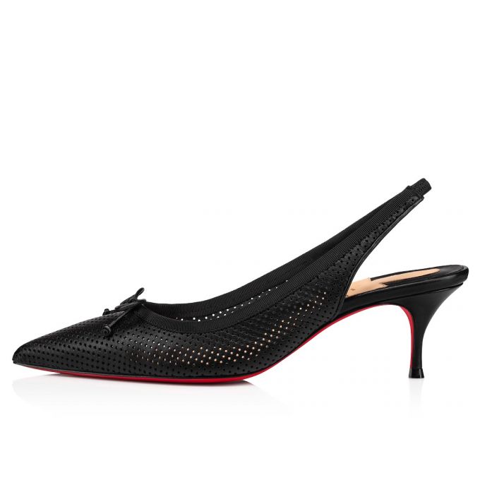 Christian Louboutin Hall Sling Pump 55 Nappa Pumps Sandalet Kadın Siyah | Türkiye SN3-21832F7