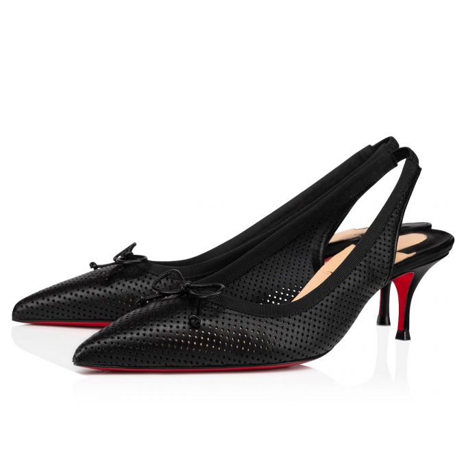 Christian Louboutin Hall Sling Pump 55 Nappa Pumps Sandalet Kadın Siyah | Türkiye SN3-21832F7