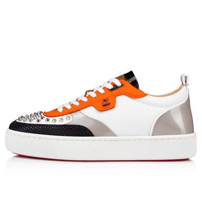 Christian Louboutin Happyrui Spikes Creative Leather Sneakers Spor Ayakkabı Erkek Renkli | Türkiye GT5-14701G5