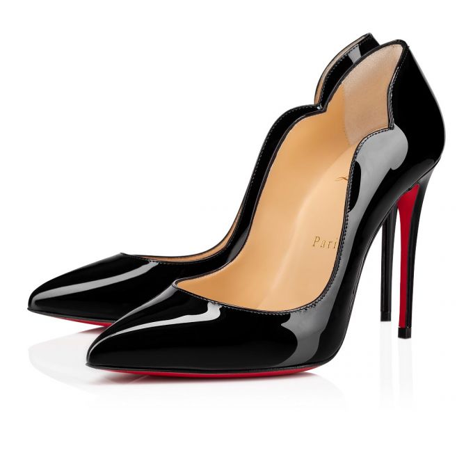 Christian Louboutin Hot Chick 100 100 Patent Pumps Stiletto Kadın Siyah | Türkiye OO5-74497B4