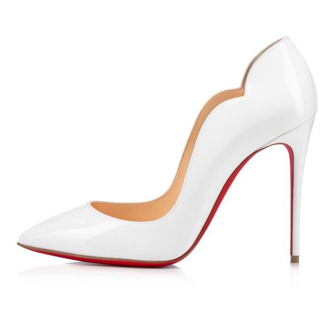 Christian Louboutin Hot Chick 100 100 Patent Pumps Stiletto Kadın Beyaz | Türkiye QJ5-85998S4