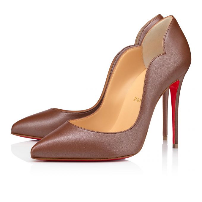 Christian Louboutin Hot Chick 100 Nappa Pumps Stiletto Kadın Kahverengi | Türkiye KJ3-88148P8