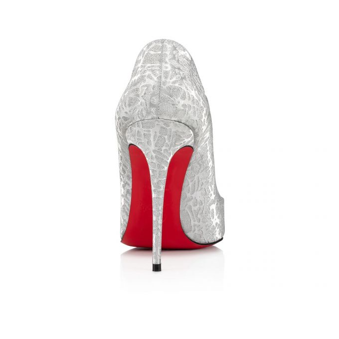 Christian Louboutin Hot Chick 100 Specchio/Laminato Pumps Stiletto Kadın Gümüş | Türkiye KM0-41054J4