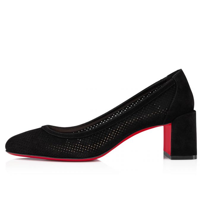 Christian Louboutin Incastrana 55 Veau Velours Pumps Stiletto Kadın Siyah | Türkiye WF5-52865O8