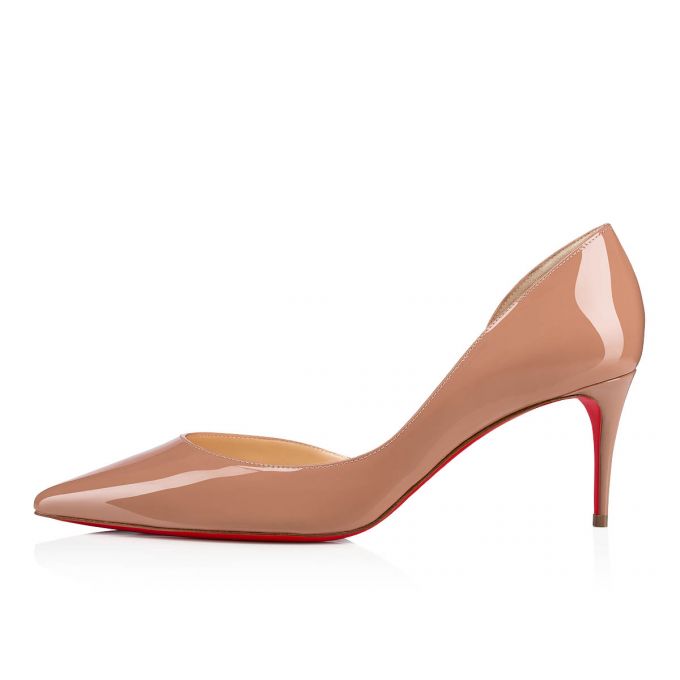 Christian Louboutin Iriza 070 70 Patent Pumps Stiletto Kadın Bej Rengi | Türkiye JC7-09260S3