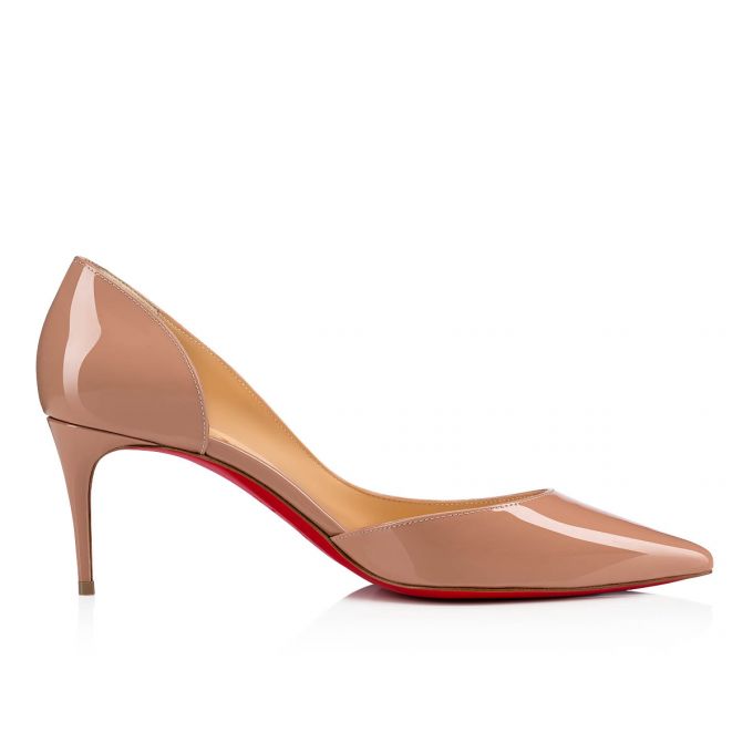 Christian Louboutin Iriza 070 70 Patent Pumps Stiletto Kadın Bej Rengi | Türkiye JC7-09260S3