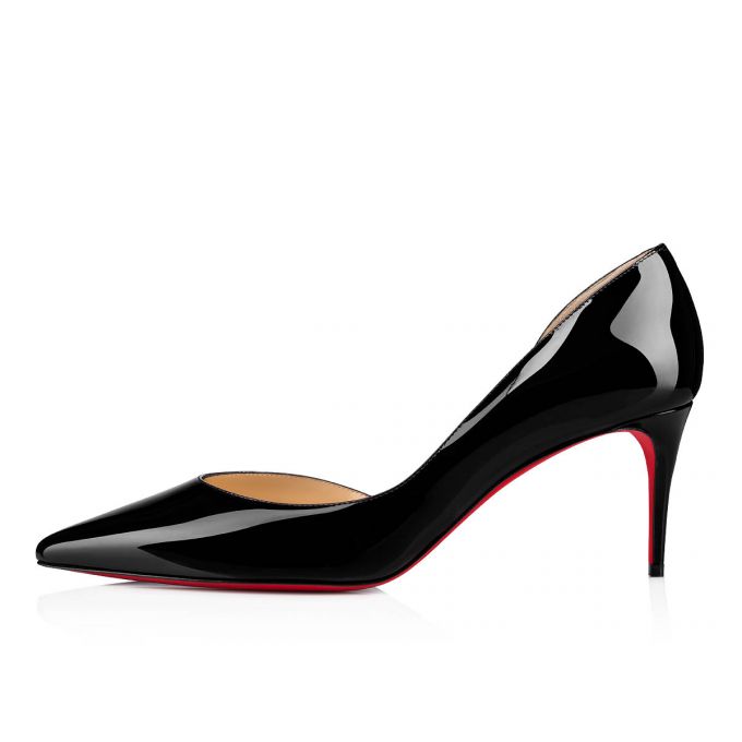 Christian Louboutin Iriza 070 70 Patent Pumps Stiletto Kadın Siyah | Türkiye IK7-40134K5