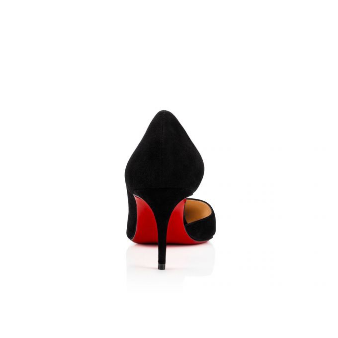 Christian Louboutin Iriza 070 70 Veau Velours Pumps Stiletto Kadın Siyah | Türkiye NW5-21272E6