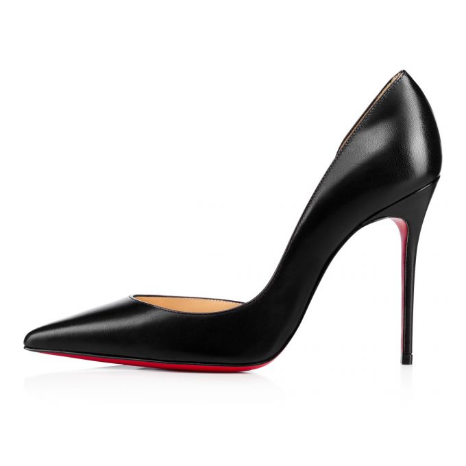 Christian Louboutin Iriza 100 100 Lambskin Pumps Stiletto Kadın Siyah | Türkiye AT6-04210V9