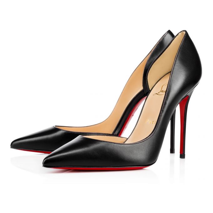 Christian Louboutin Iriza 100 100 Lambskin Pumps Stiletto Kadın Siyah | Türkiye AT6-04210V9