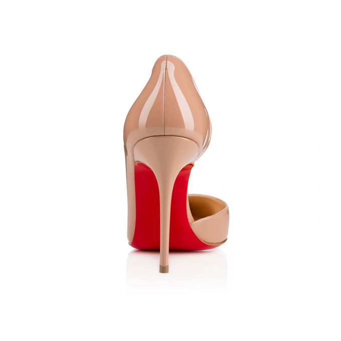 Christian Louboutin Iriza 100 100 Patent Pumps Stiletto Kadın Bej Rengi | Türkiye NW4-81708M3