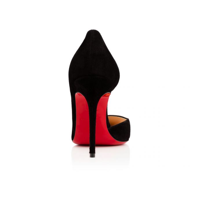 Christian Louboutin Iriza 100 100 Veau Velours Pumps Stiletto Kadın Siyah | Türkiye JK0-31723D1