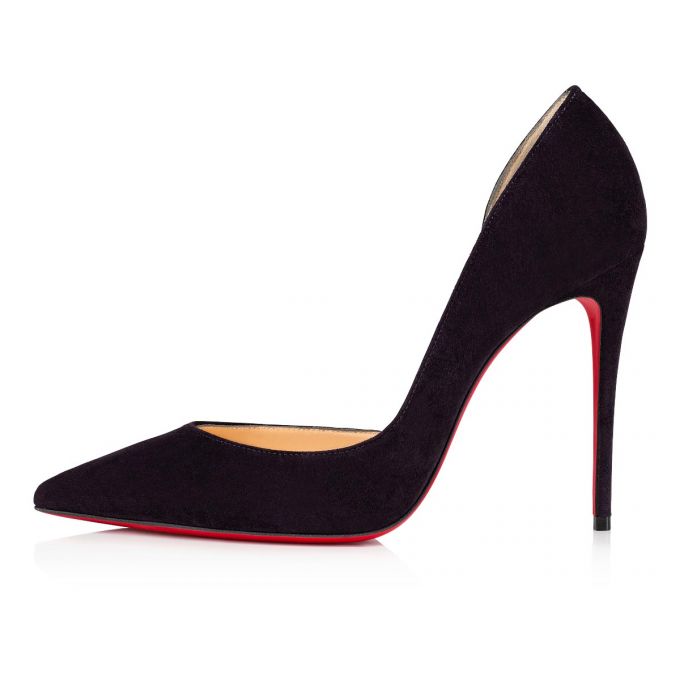 Christian Louboutin Iriza 100 100 Veau Velours Pumps Stiletto Kadın Mavi | Türkiye AZ5-23792Y3