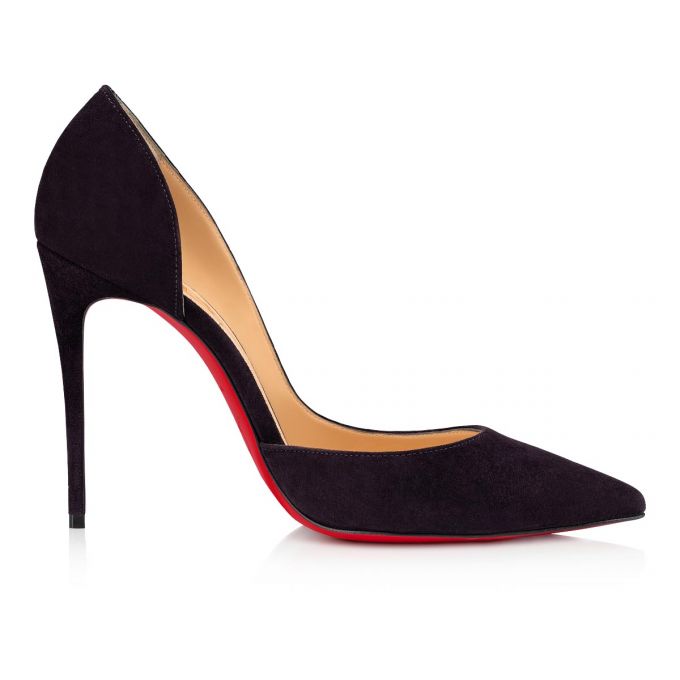 Christian Louboutin Iriza 100 100 Veau Velours Pumps Stiletto Kadın Mavi | Türkiye AZ5-23792Y3