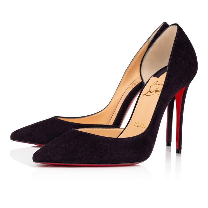 Christian Louboutin Iriza 100 100 Veau Velours Pumps Stiletto Kadın Mavi | Türkiye AZ5-23792Y3