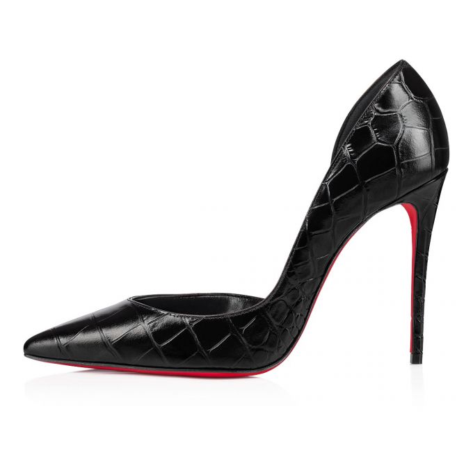 Christian Louboutin Iriza 100 Calf Pumps Stiletto Kadın Siyah | Türkiye XC3-47014K4