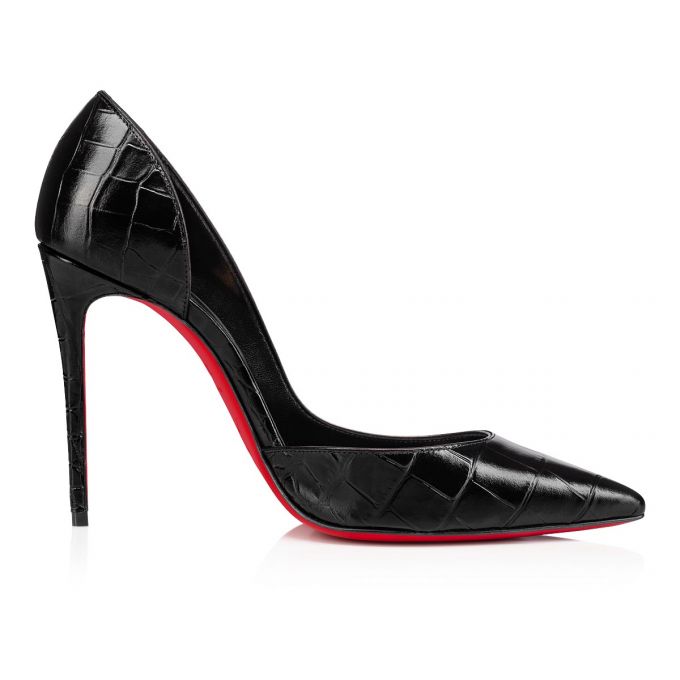 Christian Louboutin Iriza 100 Calf Pumps Stiletto Kadın Siyah | Türkiye XC3-47014K4