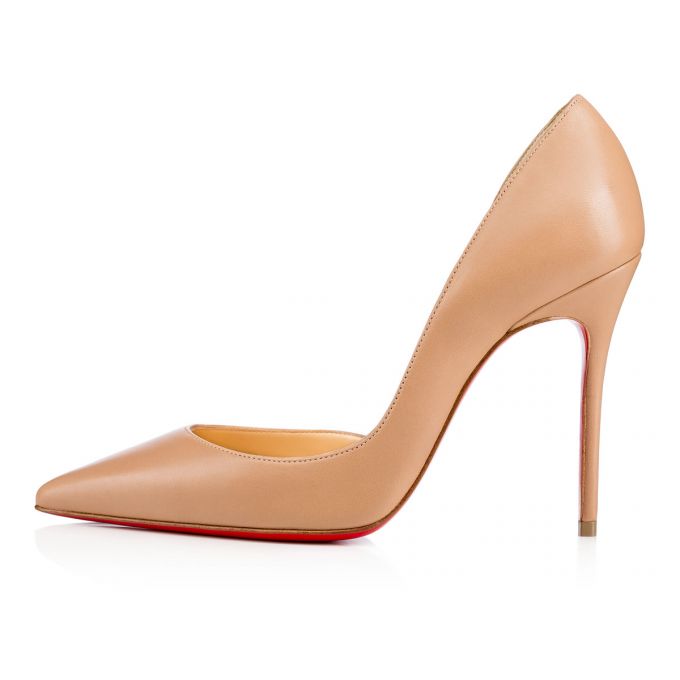 Christian Louboutin Iriza 100 Nappa Pumps Stiletto Kadın Bej Rengi | Türkiye TI1-08110E2