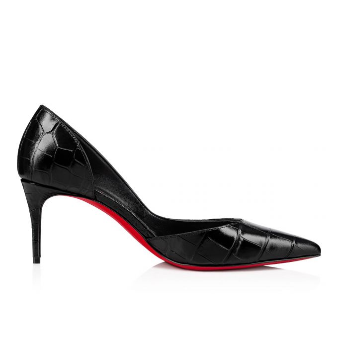 Christian Louboutin Iriza 70 Calf Pumps Stiletto Kadın Siyah | Türkiye SO6-72037C6