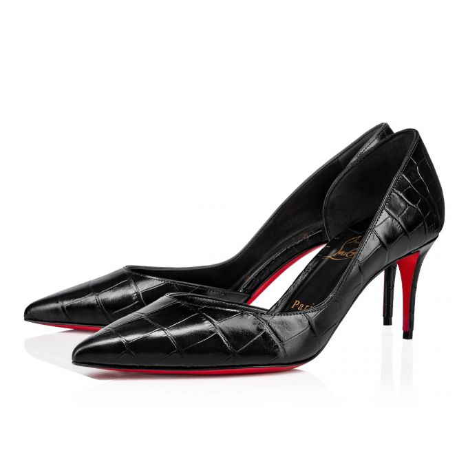 Christian Louboutin Iriza 70 Calf Pumps Stiletto Kadın Siyah | Türkiye SO6-72037C6