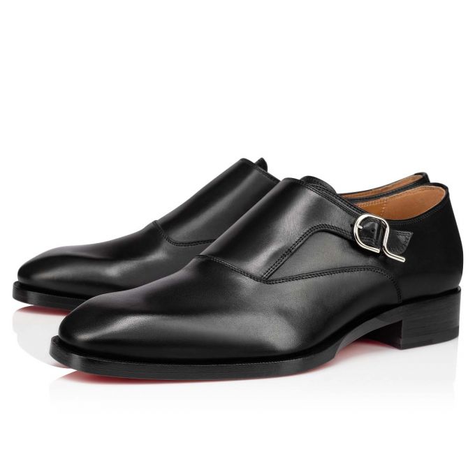 Christian Louboutin John Calf Monk Straps Monk Straps Erkek Siyah | Türkiye TQ1-91229O5