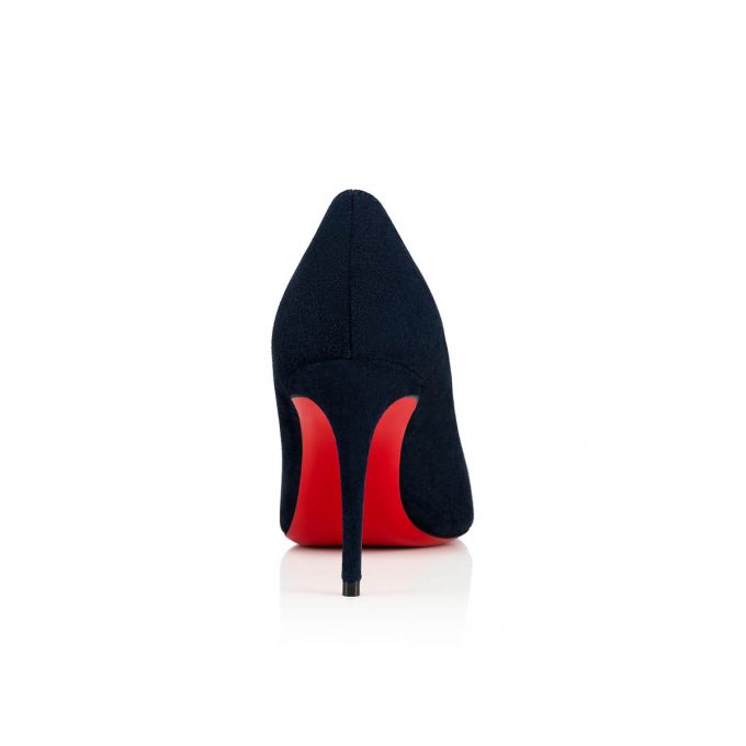 Christian Louboutin Kate 085 85 Marine Veau Velours Pumps Stiletto Kadın Lacivert | Türkiye BG9-05610C3