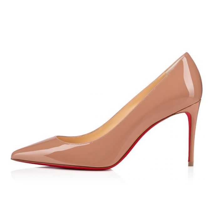 Christian Louboutin Kate 085 85 Patent Pumps Stiletto Kadın Bej Rengi | Türkiye LM3-25752Q1