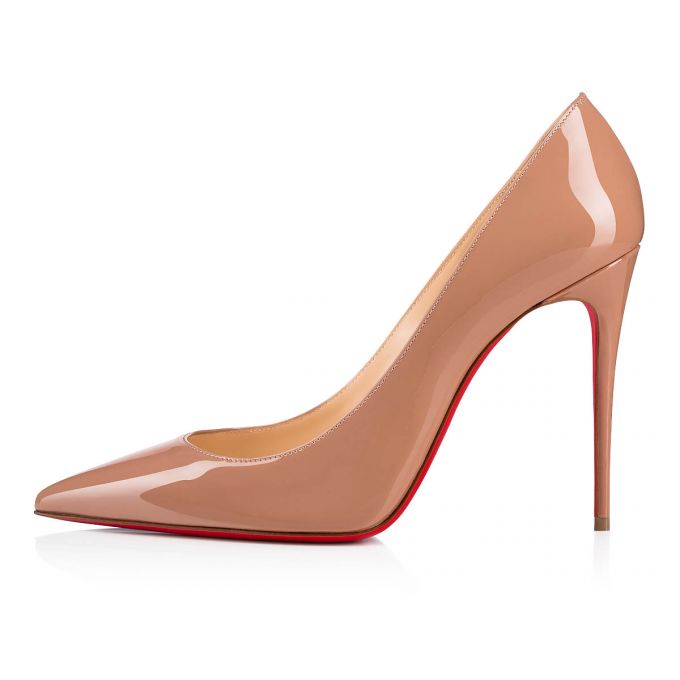 Christian Louboutin Kate 100 100 6248 Patent Pumps Stiletto Kadın Bej Rengi | Türkiye DH7-22472V2