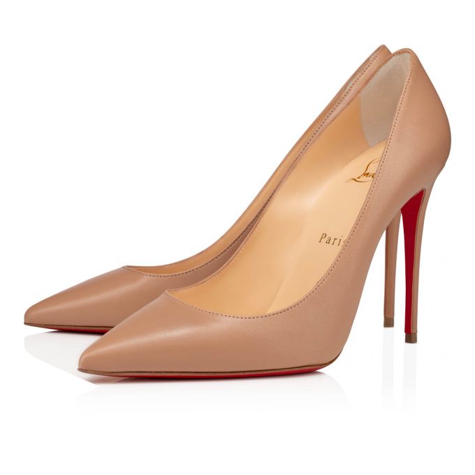 Christian Louboutin Kate 100 Nappa Pumps Stiletto Kadın Bej Rengi | Türkiye GS7-00890Z4