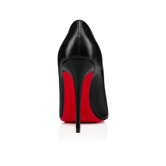 Christian Louboutin Kate 100 Pumps Stiletto Kadın Siyah Kırmızı | Türkiye AW3-81578R4