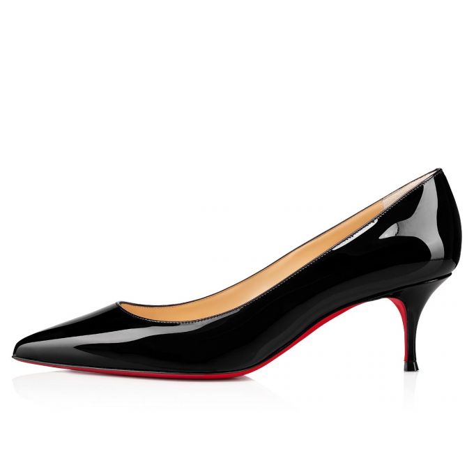 Christian Louboutin Kate 55 Patent 55 Patent Pumps Stiletto Kadın Siyah | Türkiye GE2-63966L9