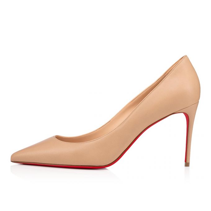 Christian Louboutin Kate 85 1/Lin 1 Nappa Pumps Stiletto Kadın Bej Rengi | Türkiye JQ0-15341Q8